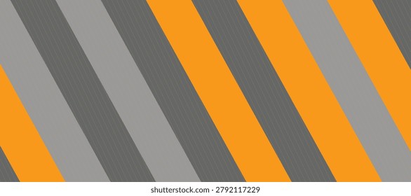 Abstract Striped Background Yellow and Gray Color.Vector Modern Stripe Pattern Background Design.