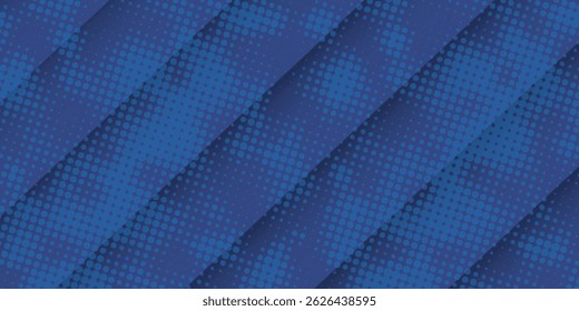 Fundo azul listrado abstrato com pontos, pode ser usado para projetos de negócios, projetos de apresentação ou quaisquer projetos adequados.