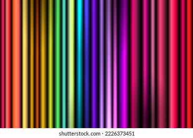 Abstract striped bright colorful background. Vibrant gradient cover with vertical lines. Multicolor design.