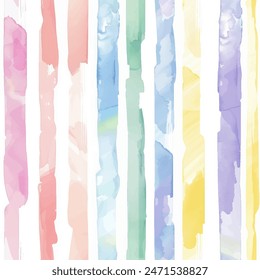 Abstract striped brush strokes watercolor painting patterns, Design element for sale banners, posters, labels, and gift wrapping paper.