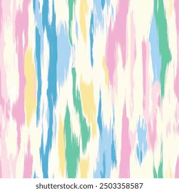 Abstract striped brush strokes watercolor painting patterns, Cute seamless pattern design element for sale banners, posters, labels, and gift wrapping paper.