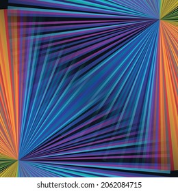 Abstract striped burst background. Vector background
