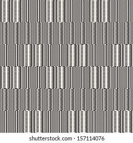 Abstract striped carpet texture. Seamless pattern. Vector.