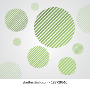 Abstract striped circles background 