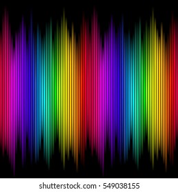 Abstract striped design on dark background