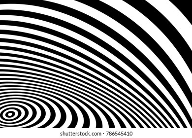 Design listrado abstrato. Textura de linhas torcidas. Arte vetorial.