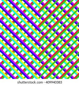 Abstract striped diagonal colorful background. Vector Illustration