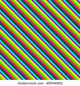 Abstract striped diagonal colorful background. Vector Illustration