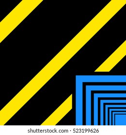 Abstract striped geometric seamless pattern. Vector.