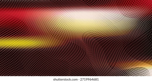 Abstractas fondo de oro brillante a rayas. Patrón de onda. Representación 3D