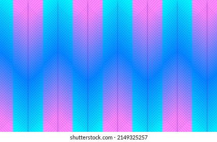 Abstrakte Streifen in Farbverlauf-Blau und Rosa mit dreieckiger Form Moderne Kunst Thema Hintergrund kann für Produkt-Label Werbe-Plakat-Vorlage Dekoration Tapete Vektoreps.