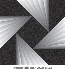 Abstract striped grunge gray background. Vector illustration 
