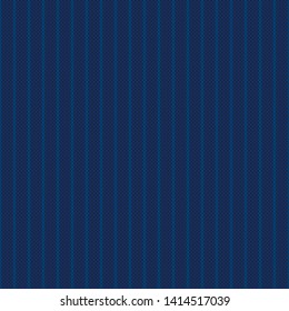 Abstract Striped Knitted Sweater Pattern. Vector Seamless Background with Shades of Blue Colors. Wool Knit Texture Imitation