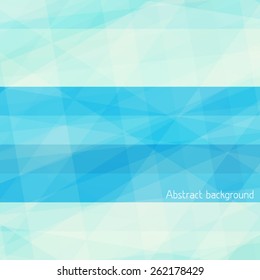 Abstract striped light blue background. Subtle geometric vector pattern