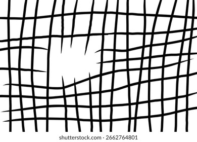 Línea rayada abstracta con rasgado. fondo de Vector.eps