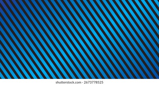 Fundo horizontal listrado abstrato brilhante. Tela Scan (Verificar). Cartão futurista azul tecnológico com listras. Ilustração vetorial.