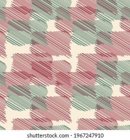 Resumen Patrón de líneas rayadas, color de pastel, patrón sin soldadura, fondo vectorial.