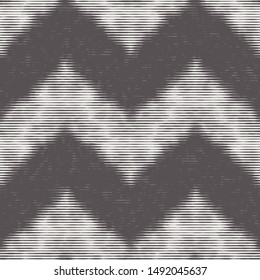 Abstract striped old aged imperfect ink stain seamless repeat vector pattern swatch.  Glitch grain melange washed variegated texture design.