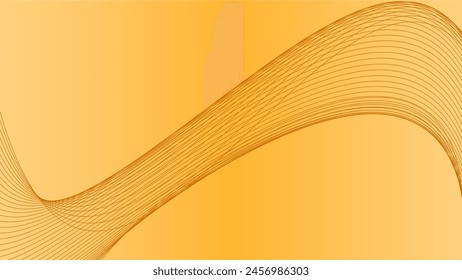 Abstract striped orange gradien background. Line abstract