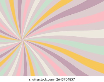 Padrão listrado abstrato. Plano de fundo da pop art. Fundo de doce rosa. Fundo do redemoinho. Fundo torcido. Padrão de redemoinho. Padrão de pirulito.
