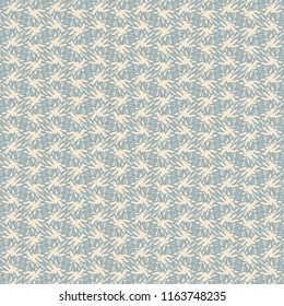 Abstract striped pattern with splashes and hatch. Wallpaper texture. Decorative background in light blue and ivory. Vector illustration.