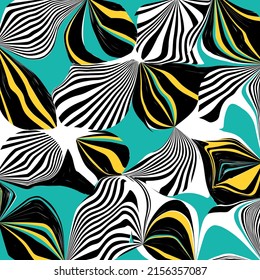 Abstract striped pattern. Vector Illustration.