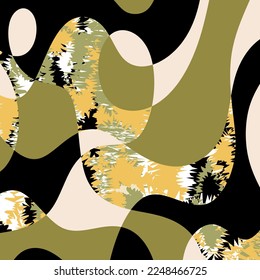 Abstract striped pattern. Vector Illustration
