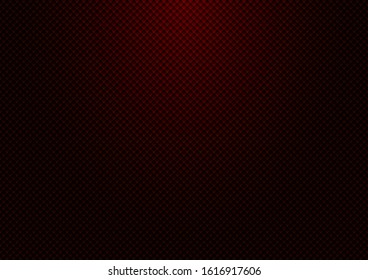 Abstract striped red square pattern grid background and texture with lighting. Luxury style wallpaper. Vector illustration