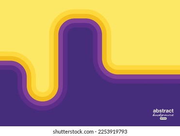 abstract striped ribbon curve sunrise theme 1960 tonetechnology background for advertisement banner,brochure,website landingpage, notebook cover vector eps.