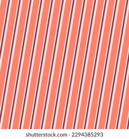 Abstract striped seamless pattern, fabric texture. Retro color wallpaper. Vector color illustration.