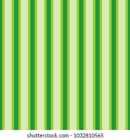 Abstract Striped Seamless Pattern With Green Vertical Strips Background Vector Illustration