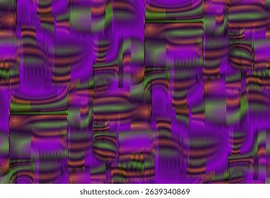 Abstract striped seamless texture with moire optical illusion in lilac tones. Perfect for mobile apps, wall art, wallpaper, wall panel, fabric, poster, interior decor. 
