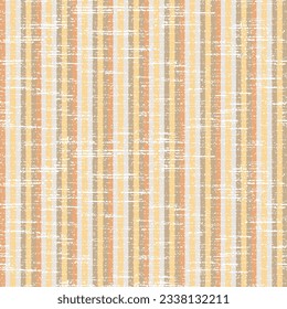 Abstract striped slub textured seamless pattern. orange, beige, brown, pink striped background, autumn and thanksgiving, used for textile, fabric, clothing.