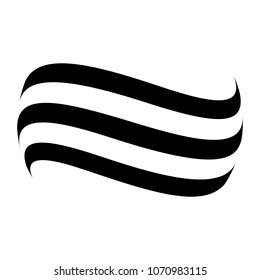 Abstract striped spheres for your design. Vector illustration