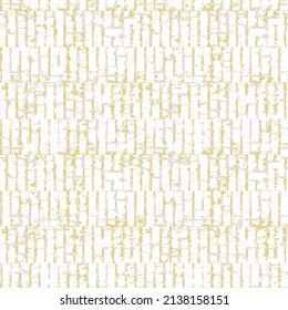 Abstract striped and spotted textured distressed yellow background. Seamless pattern.Geometry texture repeat creative modern pattern