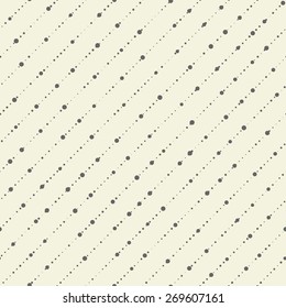 abstract striped spotty seamless pattern