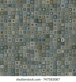 Abstract striped square mosaic background. Geometric mosaic of squares