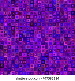 Abstract striped square mosaic background. Geometric mosaic of squares
