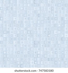 Abstract striped square mosaic background. Geometric mosaic of squares