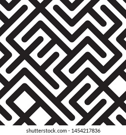 Abstract striped stains distressed background. Seamless pattern.