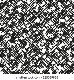 Abstract striped stains distressed background. Seamless pattern.