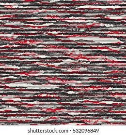 Abstract striped stains distressed background. Seamless pattern.