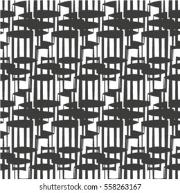Abstract striped stains distressed background. Seamless pattern.
