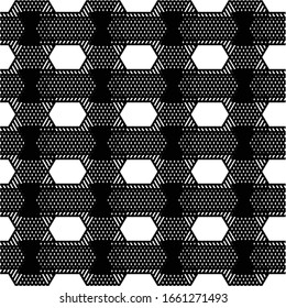 Abstract striped textured geometric pattern. Vector Background.