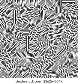 Abstraktes gestreiftes geometrisches Muster. Vektorgrafik.