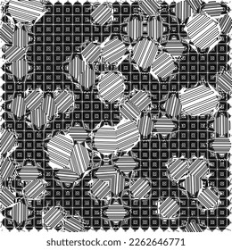 Abstraktes gestreiftes geometrisches Muster. Kunstmuster der Linie.