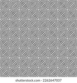 Patrón geométrico abstracto de rayas texturadas. Vector.