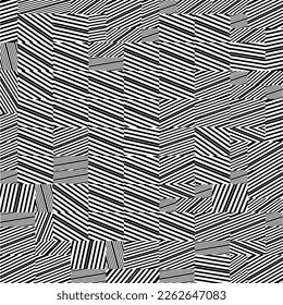 Abstraktes gestreiftes geometrisches Muster. Vektorgrafik.