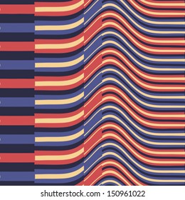 Resumen de patrones de textura geométrica a rayas. Vector.