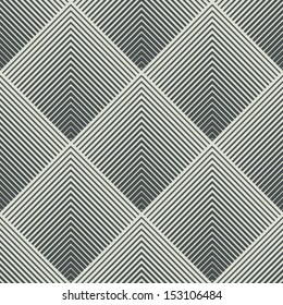 Abstract striped textured geometric seamless pattern. Vector.